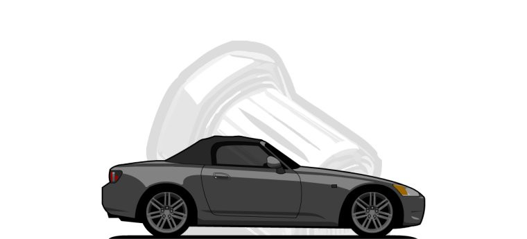 Honda  S2000 original content side profile illustration