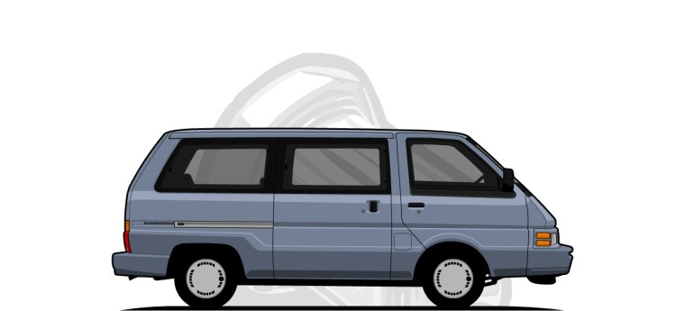 Nissan  Van original content side profile illustration